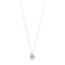 Collier Collier - Chaîne à billes avec pendentif marguerite en or blanc 18 ct et diamants 58 Facettes 27669