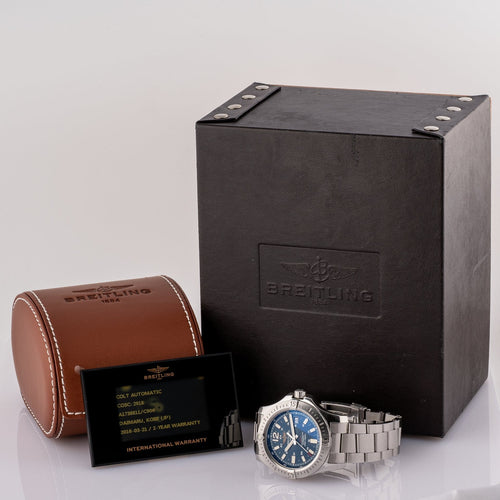 Breitling Colt Automatic GMT - Montre en acier 58 Facettes TOT-02361