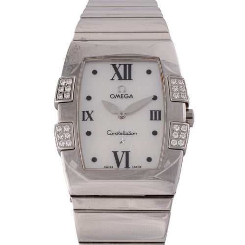 Omega Constellation Quadrella - Montre femme en acier 58 Facettes TOT-02345
