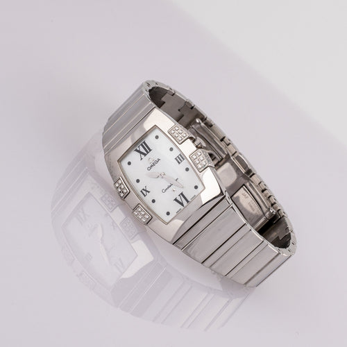 Omega Constellation Quadrella - Montre femme en acier 58 Facettes TOT-02345