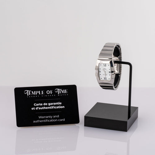 Omega Constellation Quadrella - Montre femme en acier 58 Facettes TOT-02345
