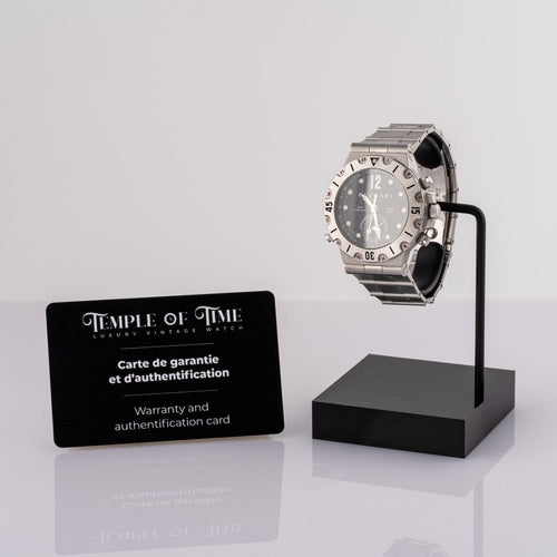 Montre Bulgari - Montre Diagono GMT SD38SGMT 58 Facettes TOT-02353