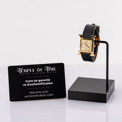 Hermès Heure H - Montre en plaqué or HH1.201 58 Facettes TOT-02390