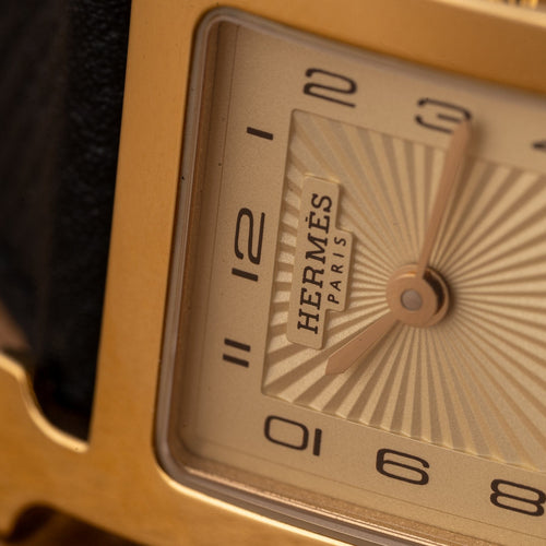 Hermès Heure H - Montre en plaqué or HH1.201 58 Facettes TOT-02390