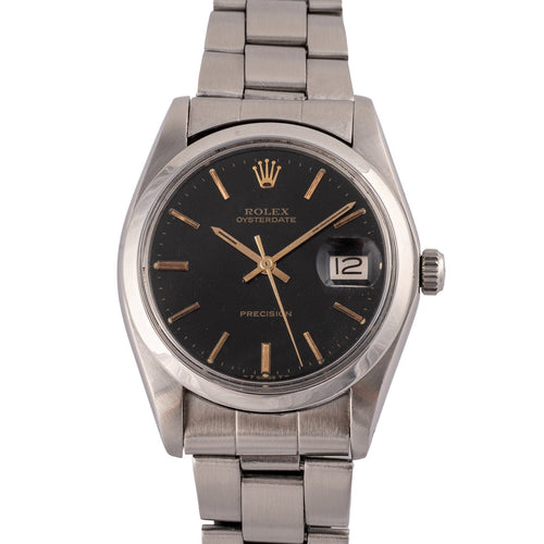 Rolex OysterDate Precision 6694 - Montre en acier 58 Facettes TOT-02322