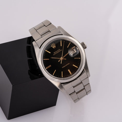 Rolex OysterDate Precision 6694 - Montre en acier 58 Facettes TOT-02322