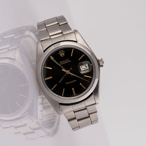 Rolex OysterDate Precision 6694 - Montre en acier 58 Facettes TOT-02322