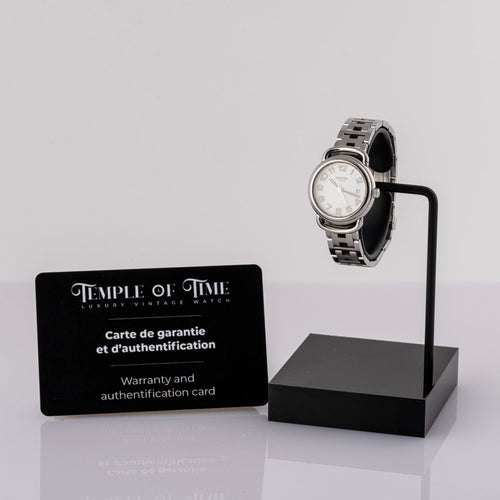 Hermès Pullman - Montre PU2.210 en acier 58 Facettes TOT-02383