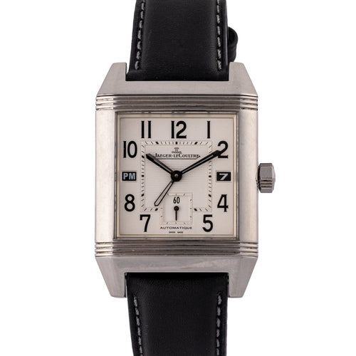Jaeger-LeCoultre Reverso Squadra Hometime - Montre en acier 58 Facettes TOT-02393