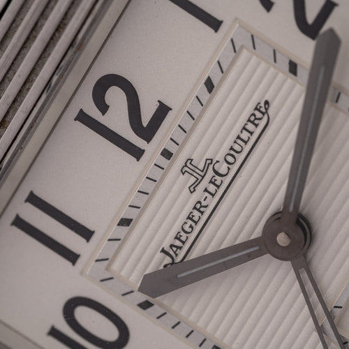 Jaeger-LeCoultre Reverso Squadra Hometime - Montre en acier 58 Facettes TOT-02393