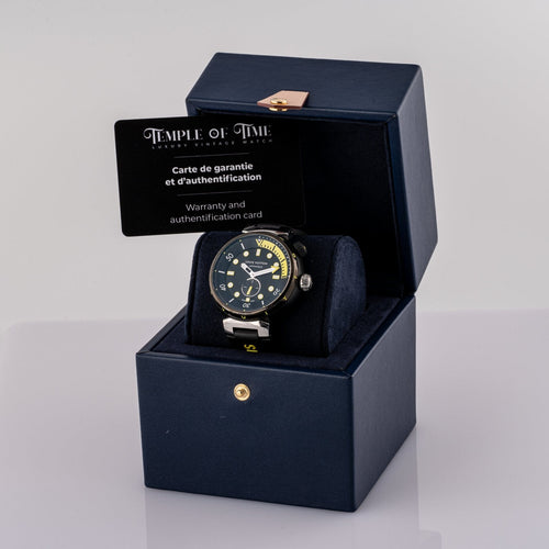 Louis Vuitton Tambour Street Divers - Montre QA122Z en acier 58 Facettes TOT-02315