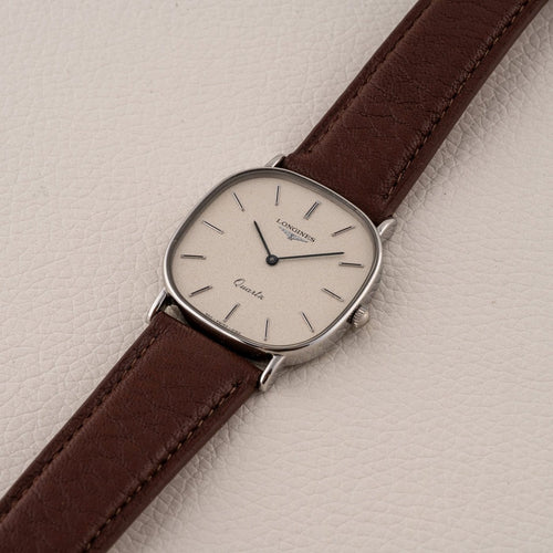Montre Longines TV Quartz - Montre en acier référence 960 6182 58 Facettes TOT-02401