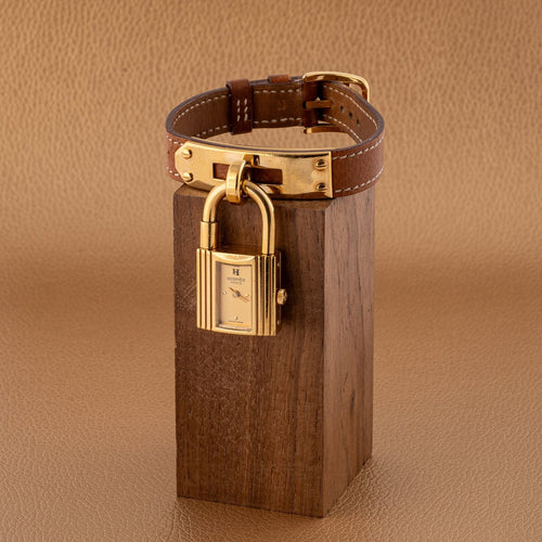 Hermès Kelly - Montre KE1.210 plaquée or 58 Facettes TOT-02379