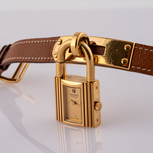 Hermès Kelly - Montre KE1.210 plaquée or 58 Facettes TOT-02379