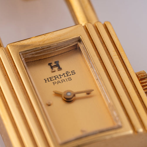 Hermès Kelly - Montre KE1.210 plaquée or 58 Facettes TOT-02379