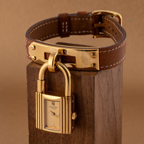 Hermès Kelly - Montre KE1.210 plaquée or 58 Facettes TOT-02379