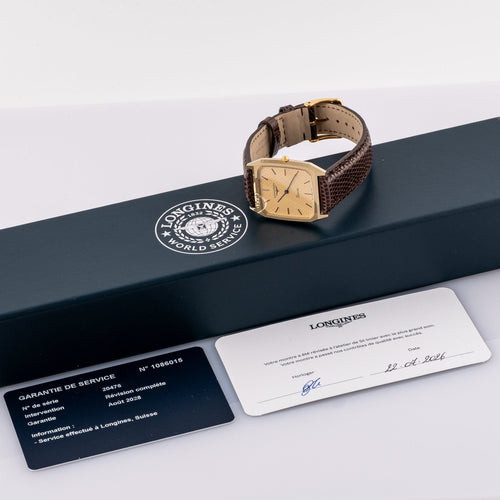 Longines Quartz - Montre plaquée or 58 Facettes TOT-02426
