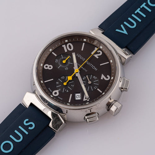 Montre Louis Vuitton - Montre Tambour Automatic Q1121 58 Facettes TOT-02352