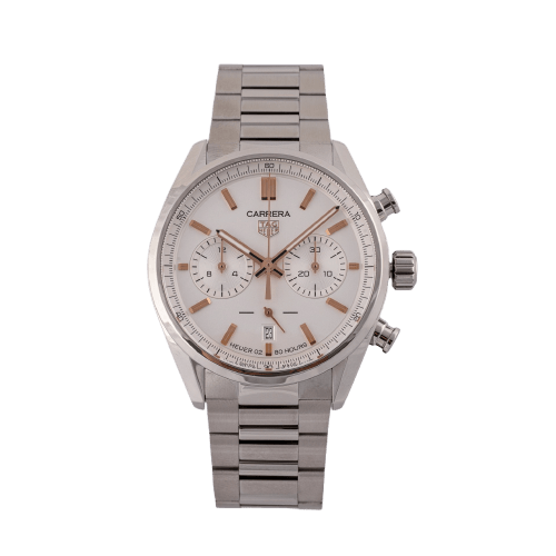 TAG Heuer Carrera - Montre Calibre Heuer 02 en acier 58 Facettes TOT-02317