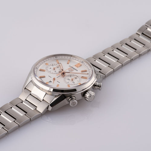 TAG Heuer Carrera - Montre Calibre Heuer 02 en acier 58 Facettes TOT-02317