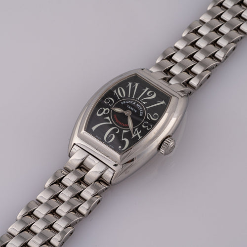 Franck Muller Conquistador - Montre 8005LQZ en acier 58 Facettes TOT-02338