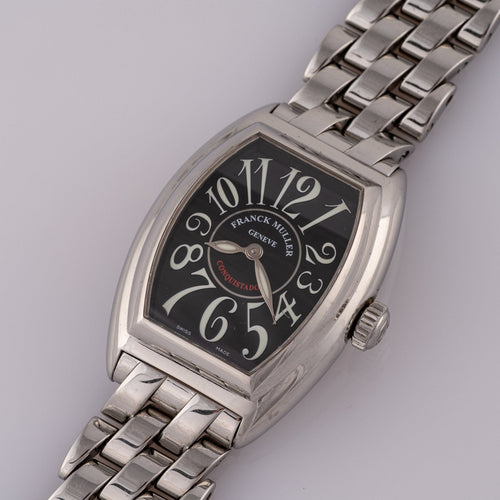 Franck Muller Conquistador - Montre 8005LQZ en acier 58 Facettes TOT-02338