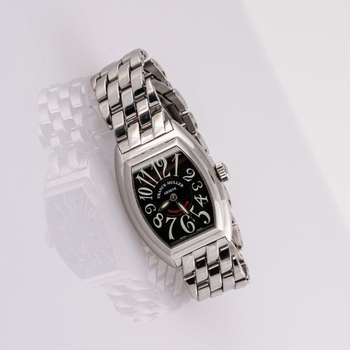 Franck Muller Conquistador - Montre 8005LQZ en acier 58 Facettes TOT-02338