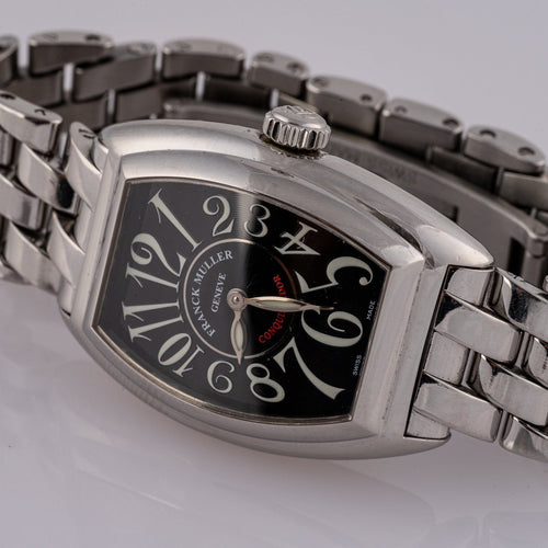 Franck Muller Conquistador - Montre 8005LQZ en acier 58 Facettes TOT-02338