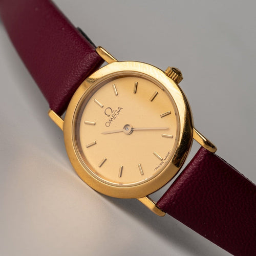 Montre Omega De Ville - Montre vintage plaquée or 58 Facettes TOT-02213