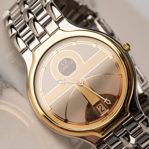 Omega De Ville Symbol - Montre en or et acier 58 Facettes TOT-02232