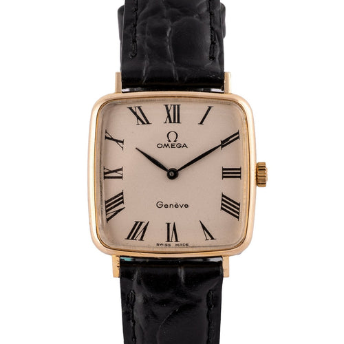 Montre Omega Genève - Montre unisexe plaqué or 58 Facettes TOT-02288