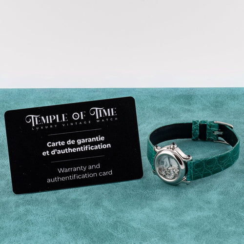 Chopard Happy Sport - Montre en acier et diamants 58 Facettes TOT-02299