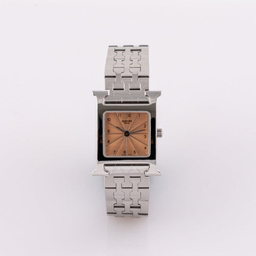 Montre Hermès Heure H - Montre femme en acier 58 Facettes TOT-02290