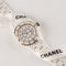 Montre Chanel J12 - Montre H1628 en céramique blanche et diamants 58 Facettes TOT-02272