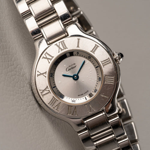 Montre Cartier - Montre Must 21 W10109T2 1340 58 Facettes TOT-02233