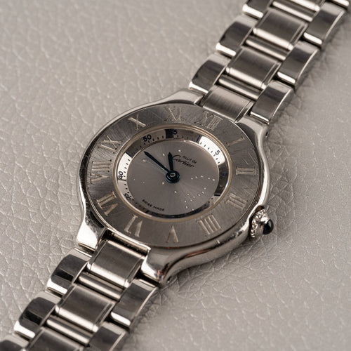 Montre Cartier - Montre Must 21 W10109T2 1340 58 Facettes TOT-02233