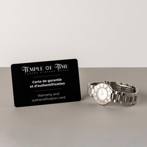 Cartier Must 21 - Montre W10109T2 1340 en acier 58 Facettes TOT-02233