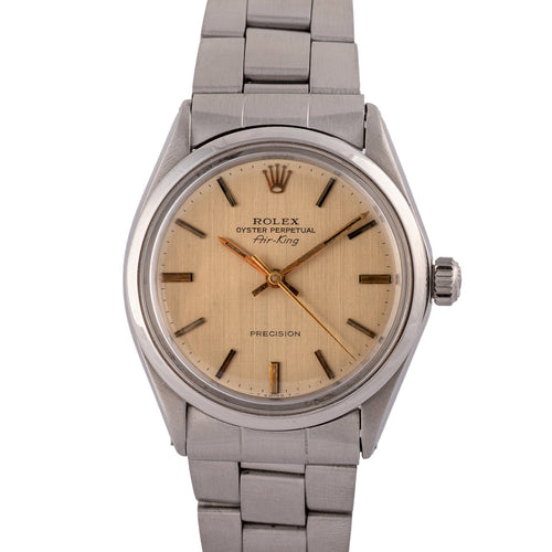 Rolex Oyster Perpetual Air-King - Montre 5500 en acier 58 Facettes TOT-02303