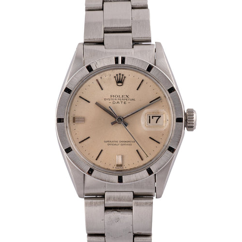 Rolex Oyster Perpetual Date - Montre en acier 58 Facettes TOT-02285