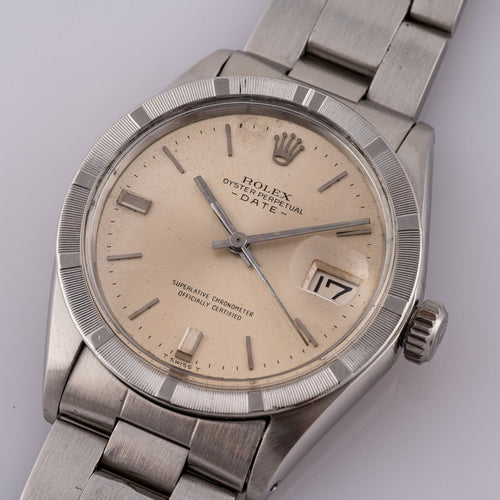 Rolex Oyster Perpetual Date - Montre en acier 58 Facettes TOT-02285