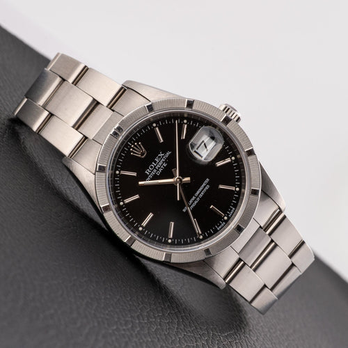 Rolex Oyster Perpetual Date - Montre 15210 en acier 58 Facettes TOT-02282