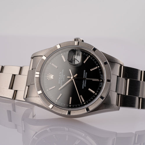 Rolex Oyster Perpetual Date - Montre 15210 en acier 58 Facettes TOT-02282