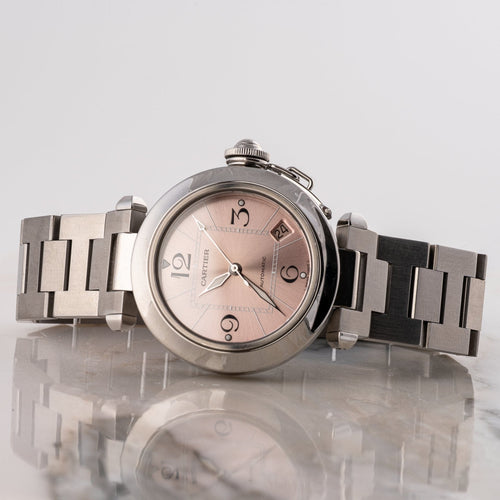 Cartier Pasha C - Montre W31075M7 en acier 58 Facettes TOT-02307