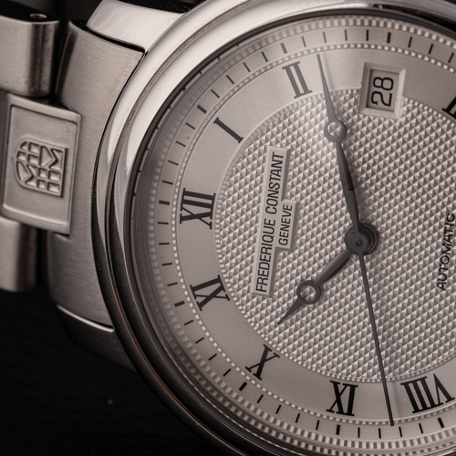 Frederique Constant Classics Heart Beat - Montre automatique en acier 58 Facettes TOT-02450
