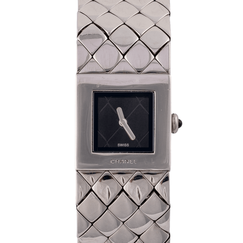Montre Chanel Matelassée - Montre H0009 en acier 58 Facettes TOT-02449