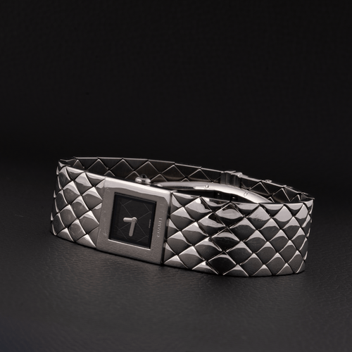 Chanel Matelassée - Montre H0009 en acier 58 Facettes TOT-02449