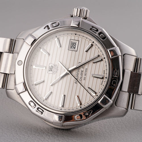 Montre TAG Heuer - Montre Aquaracer Calibre 5 WAP2011 58 Facettes TOT-02445