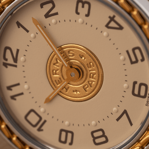 Hermès Sellier - Montre 83.03 en acier 58 Facettes TOT-02444