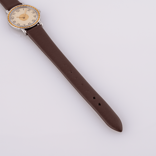 Hermès Sellier - Montre 83.03 en acier 58 Facettes TOT-02444