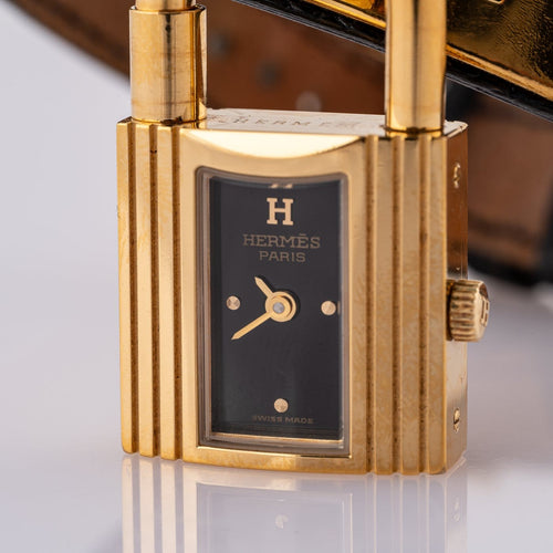 Montre Hermès Kelly - Montre en plaqué or 58 Facettes TOT-02443